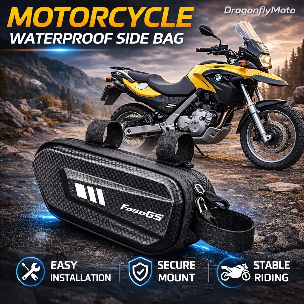 

Большая вместительная боковая сумка для мотоцикла BMW F650GS F650 GS F 650 GS, водонепроницаемая многофункциональная сумка для хранения вещей, подходит для всех моделей.