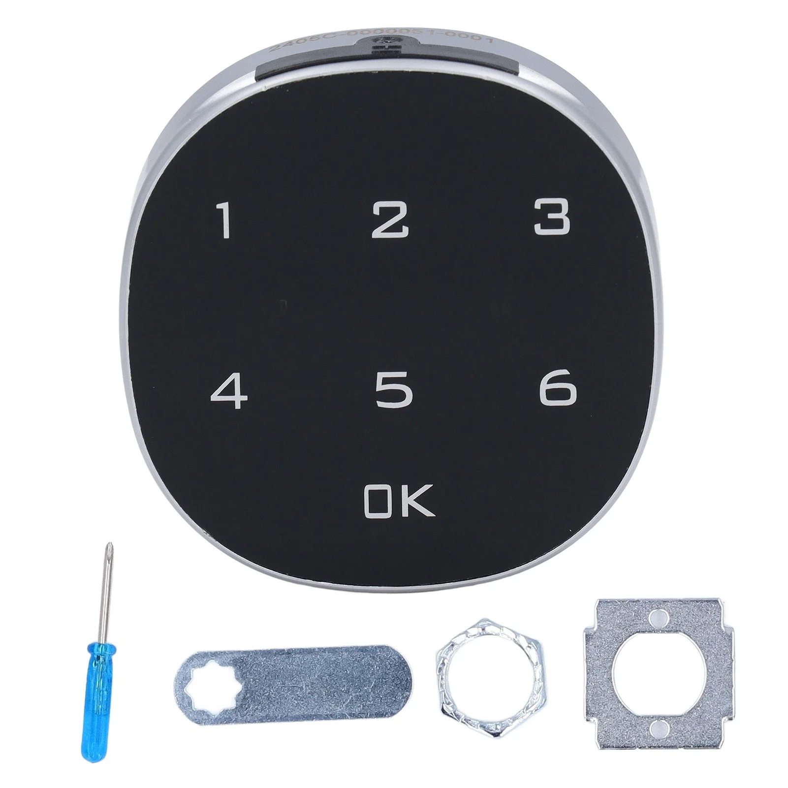 Electronic Password Lock Zinc Alloy Combination Lock Kit for Message Box Storage Locker Closet Drawer L30