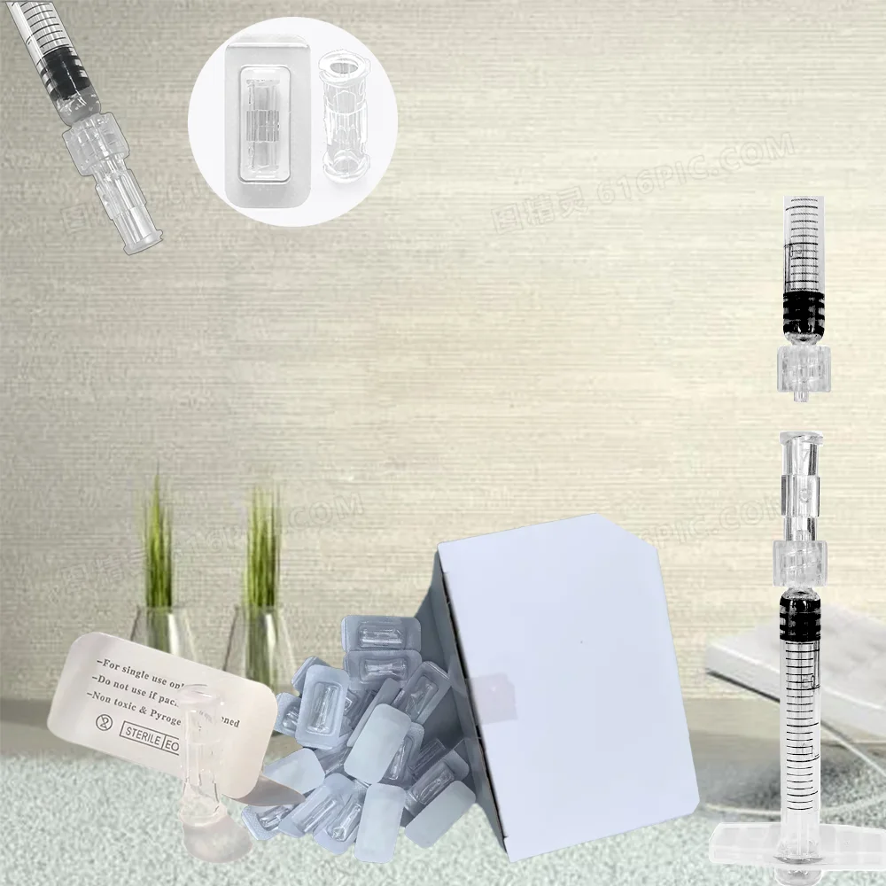 

Medical sterile plastic connector, transparent, suitable for leak proof pneumatic components 100pcs