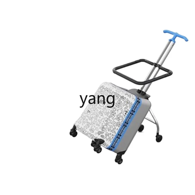 

L'm'm Luggage Baby Can Sit Riding Lazy Walk the Children Fantstic Product Boarding Machine Trolley Suitcase