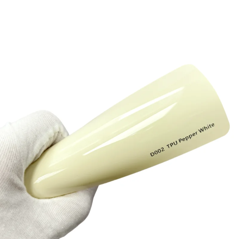 

Pepper White TPU Car Wrap Film 1.52*15m High Gloss Finish Automotive Paint Protection Film