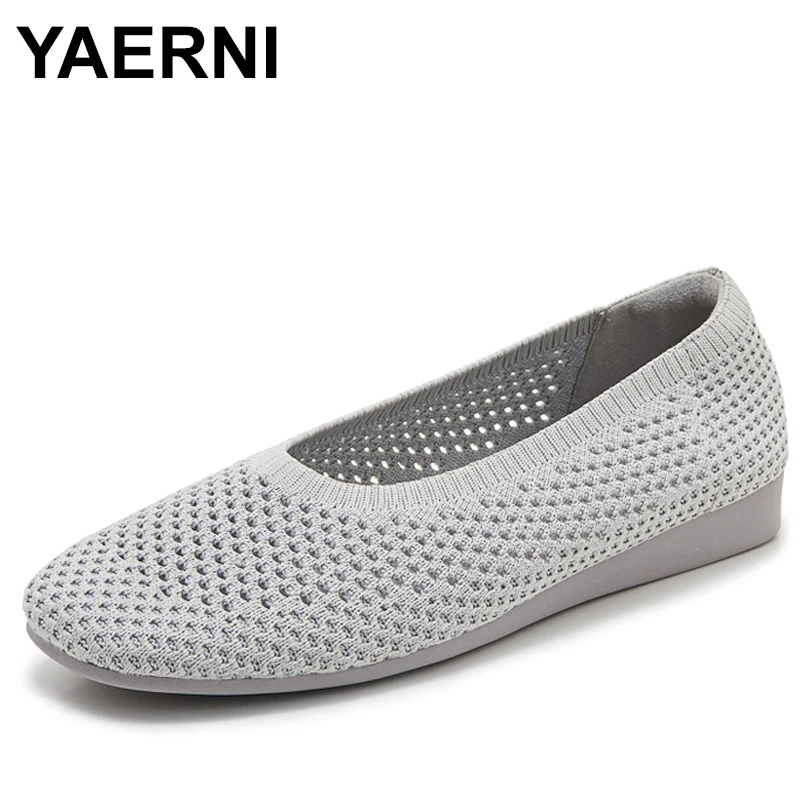 

Удобные женские дышащие противоскользящие повседневные лоферы на плоской подошве Bot oes для мам среднего и лет