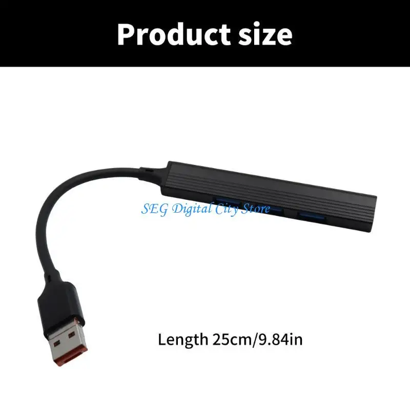 Cable extensión U75B USB C Splitter USB USB C/USB Male a 3xusb2.0 1xusb3.0 Cable extensión Cable división USB para