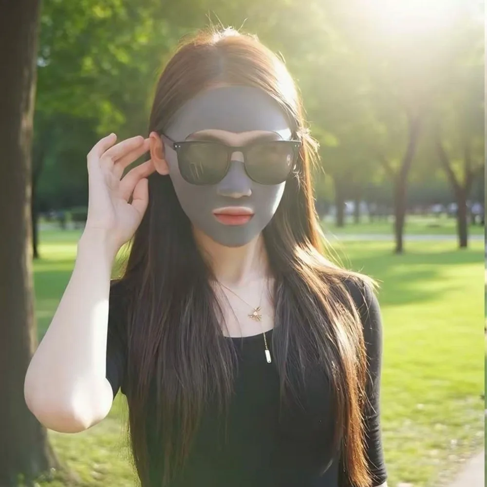 

New Breathable Ice Silk Mask Anti-UV Traceless Riding Face Mask Sunscreen Mask Summer