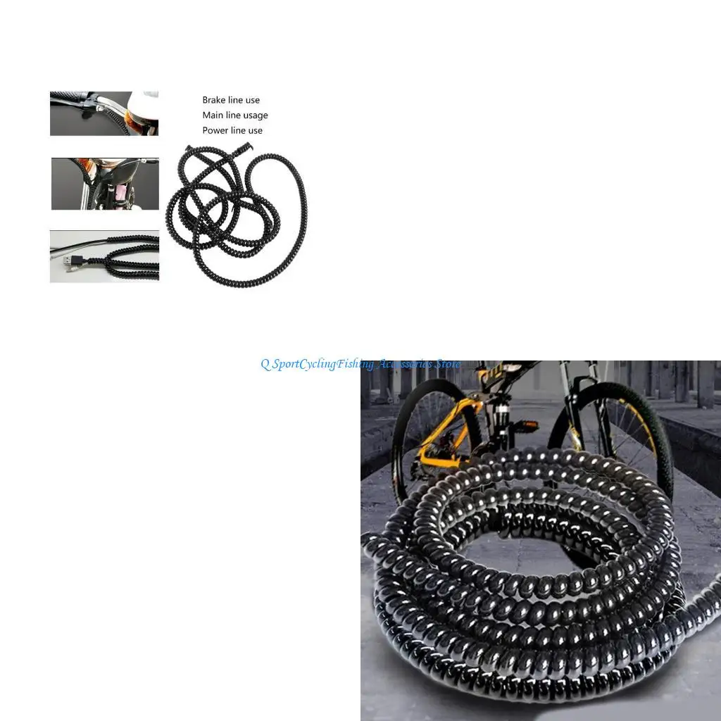 

Electric Scooter Cable Protector Spirals Tube Wrap Cable Housing Protector Cover