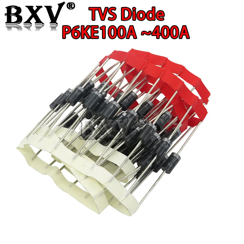 10PCS P6KE100A 100A P6KE150A 150A P6KE160A 160A P6KE180A 180A P6KE200A 200A P6KE220A 220A P6KE250A 250A TVS Diode P6KE