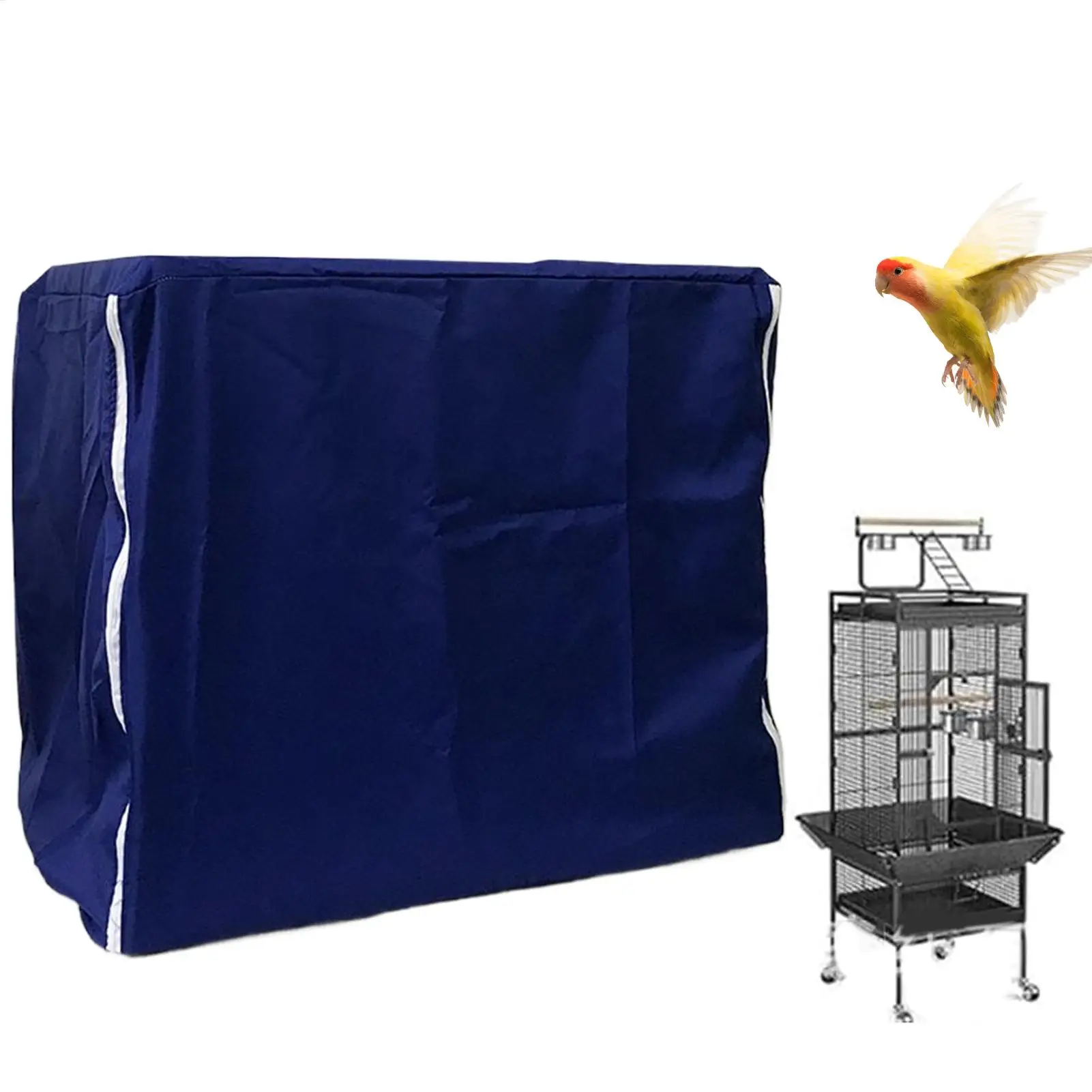 Bird Cage Covers for Night Windproof Light-Proof Large Crate Cover Parakeet Parrot Animal Crate Guard Light-Blocking &Ventilated