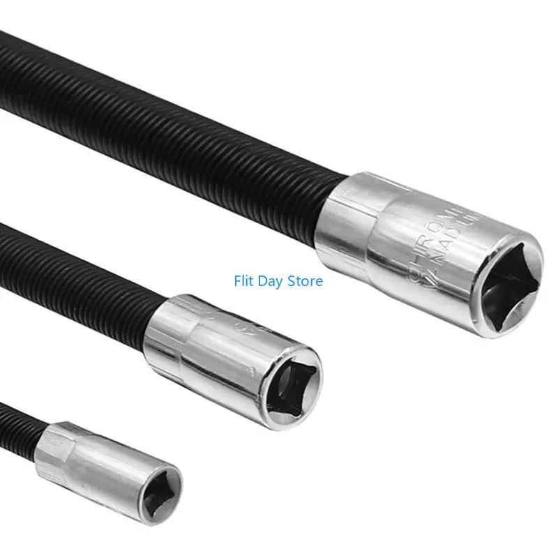 

F92C Electric Wrench Spring Extension Rod Universal Flexible Shaft Fast Ratchet