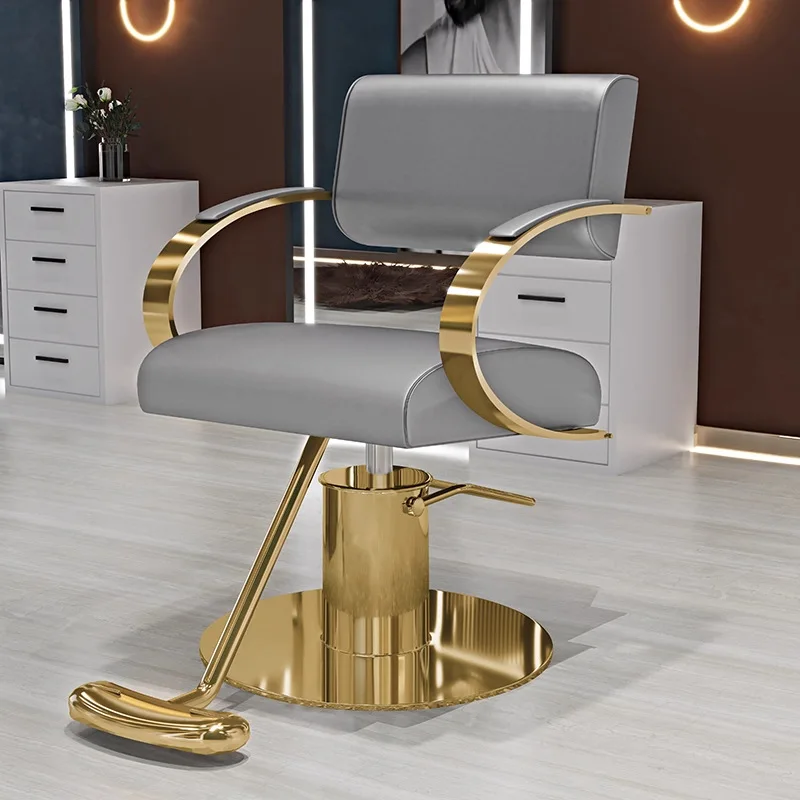 High-end Internet celebrity barber shop chair simple lift seat hair salon stool cutting chair hair salon special