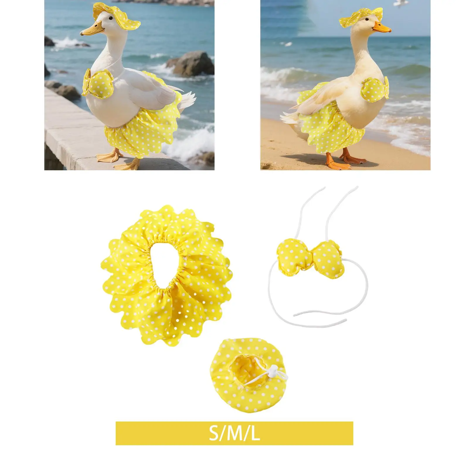 

Summer Bikini Goose Outfit,Yard Decoration,Goose Sculpture Clothing Costume Ornament for Balcony,Garden Porch Outside Patio