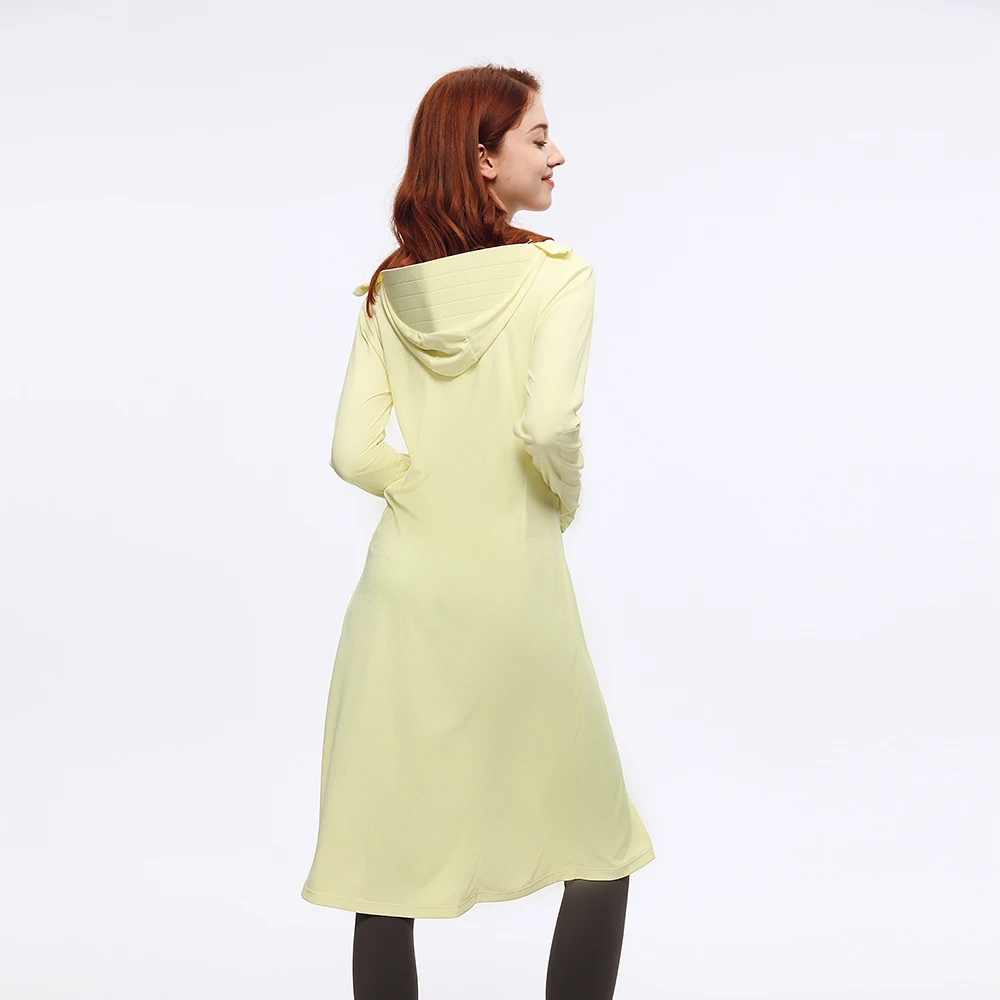 OhSunny-Manteau long respirant à capuche pour femme, veste d'extérieur lavable, protection UV, 2024 +, mode printemps et été, Tralike, nouveau, 2000