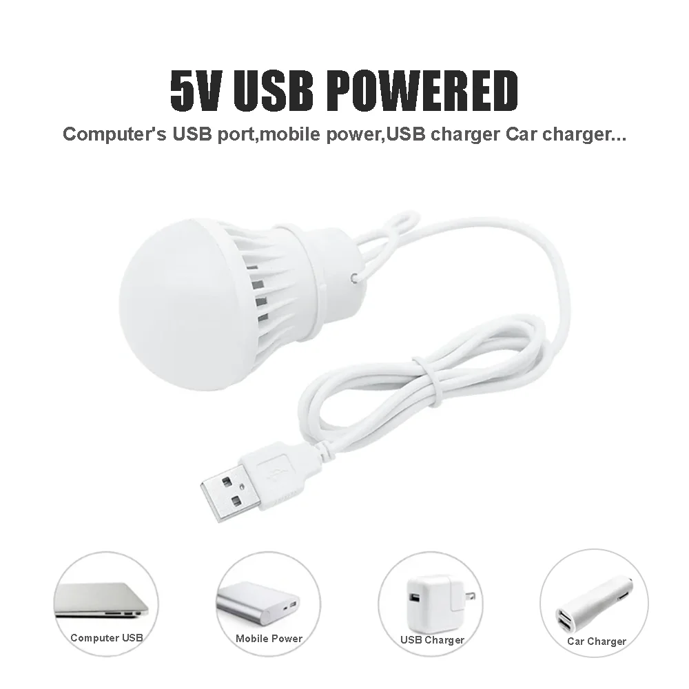 DC5V Usb Led Bulb 3… - image