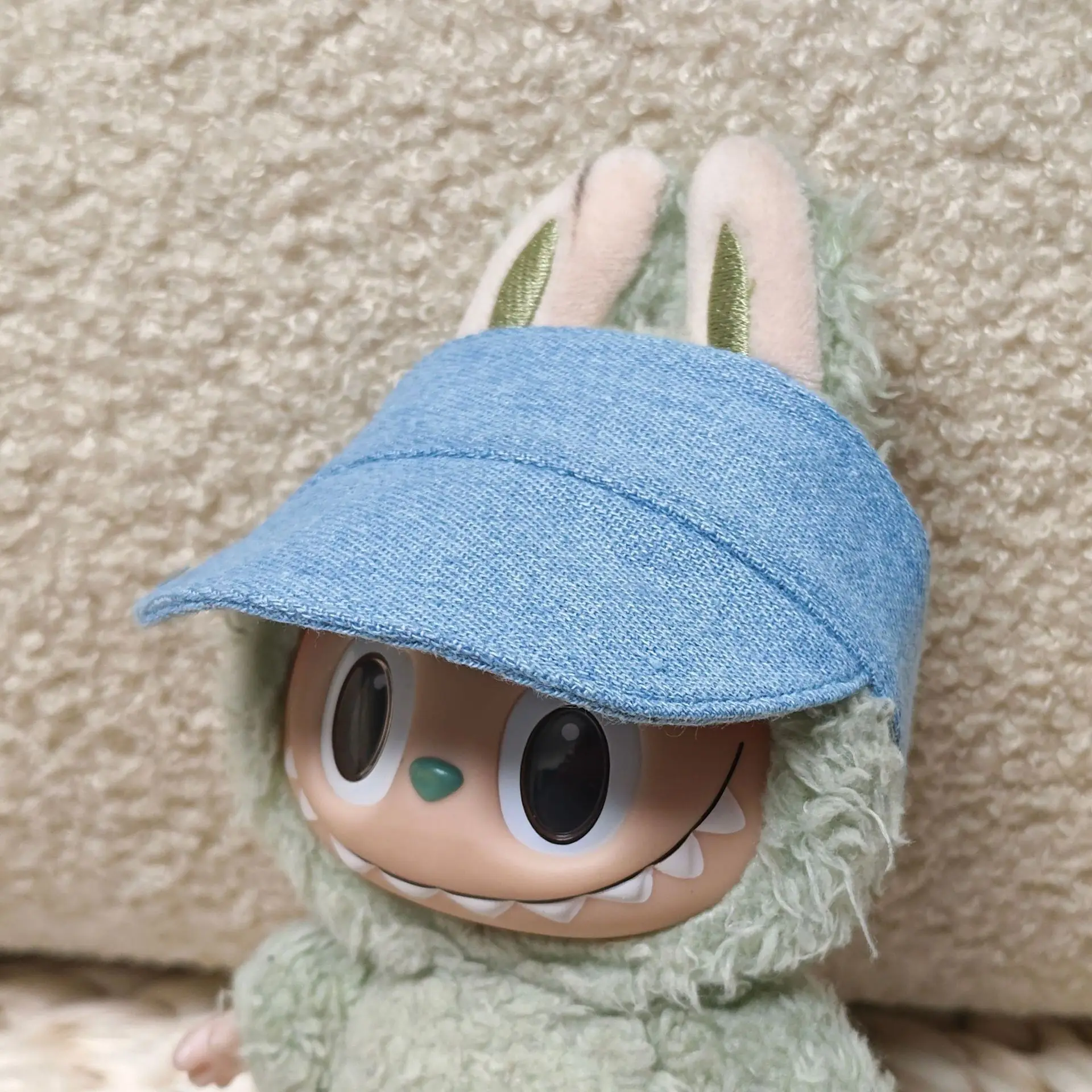 15/17 ซม.Labubu ตุ๊กตาหมวกตุ๊กตาตุ๊กตาอุปกรณ์เสริมนั่งปาร์ตี้ Labubu I II ตุ๊กตาไอดอลหมวก DIY ของขวัญอุปกรณ์เสริม