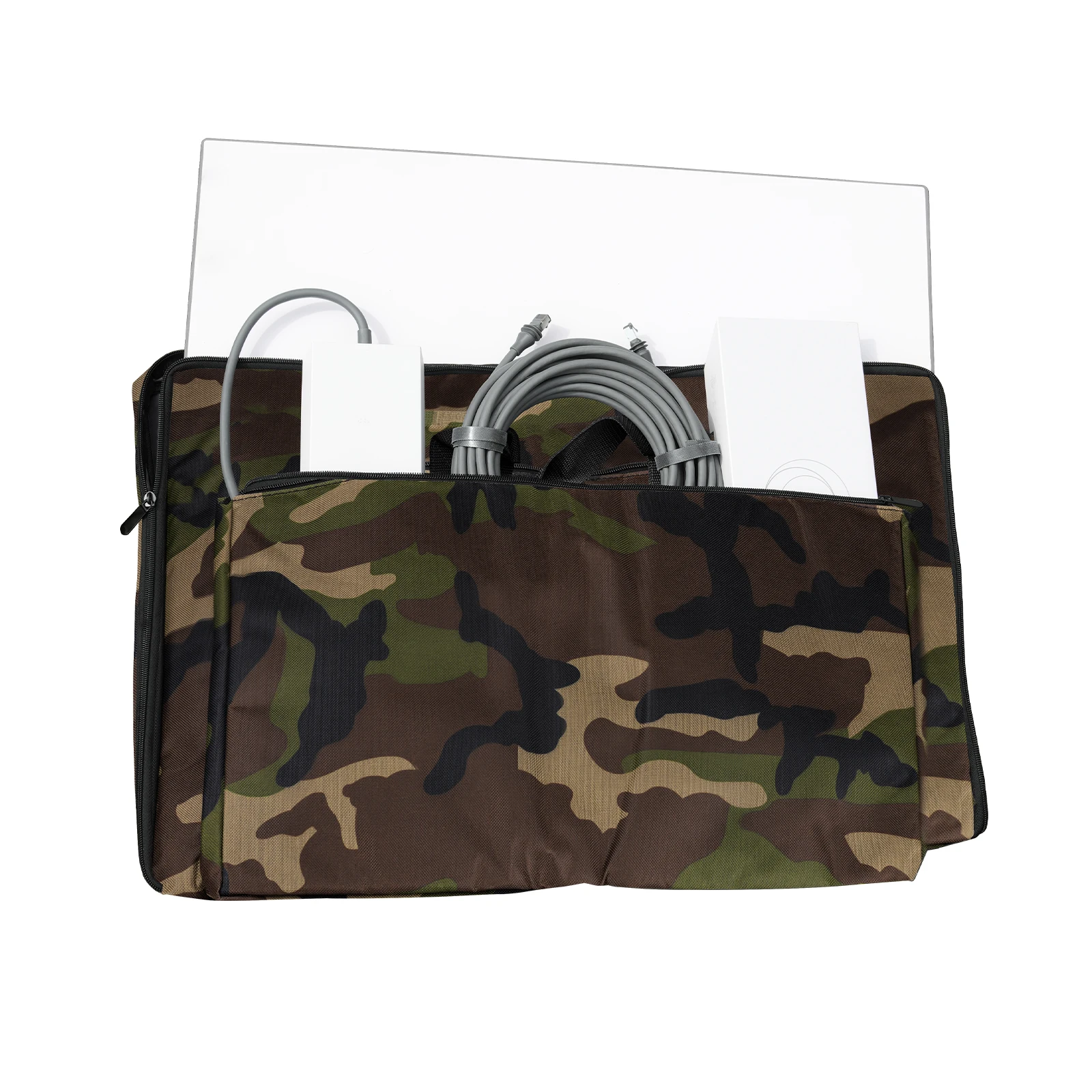 Superbat 62*40*5cm 600D Oxford Cloth Camouflage Storage Bag for Starlink Kit Gen3 and Similarly Sized Items