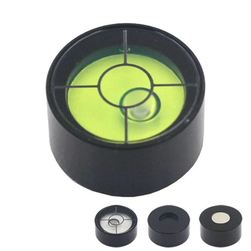 QASE Metal Nivel Bead 15*8 mm Circular Bullseye Spirit Bubble Level Measurement Instrument Ray Sun Printing Magnetic Available 1