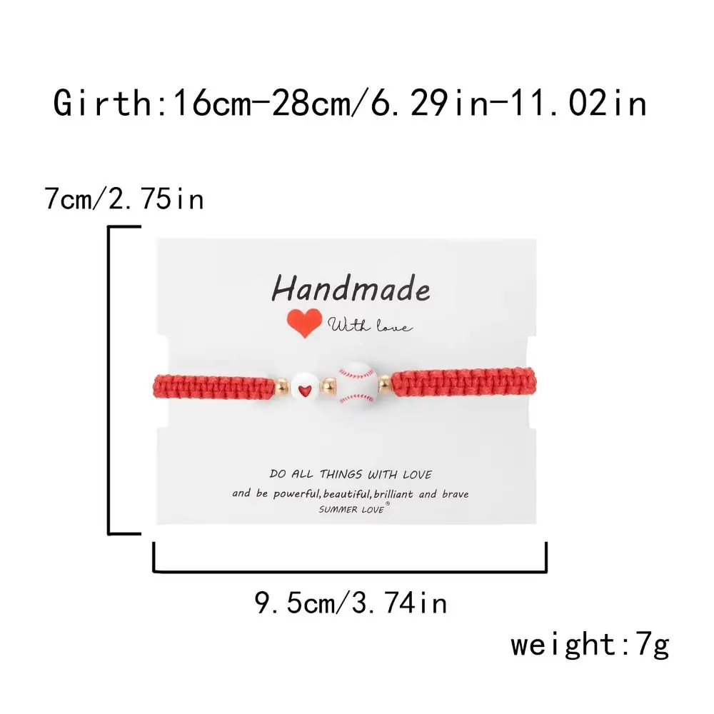 اليدوية كرة السلة البيسبول سوار الكرة الطائرة الراتنج الرياضة نمط المنسوجة سوار مجوهرات اكسسوارات النمط الكوري