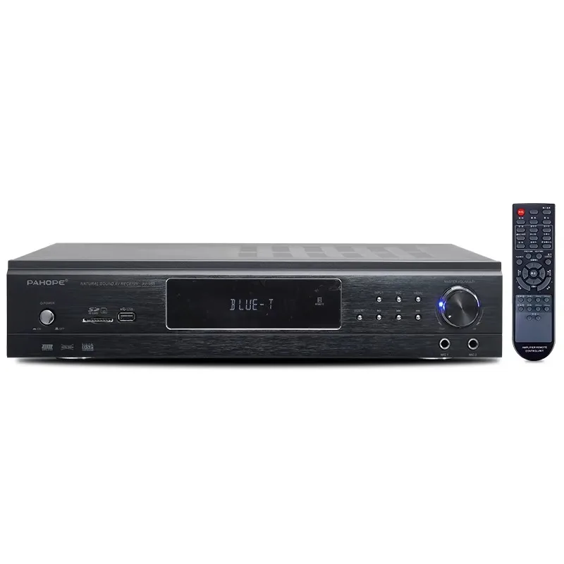 5.1 Home Theater 6-Channel Hi-Fi Power Amplifier BT AV Karaoke Subwoofer Audio Home Speaker System