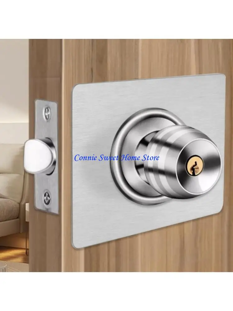 LXAF 2 Pezzi Piastra Riparazione Serratura della Porta Piastre Rinforzo della Porta in Acciaio Inossidabile Fissaggio