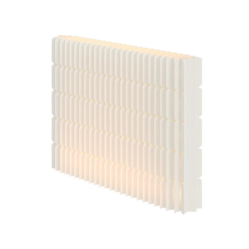 

Screen partition luminous living room, bedroom partition baffle paper screen, foldable non-punching false wall