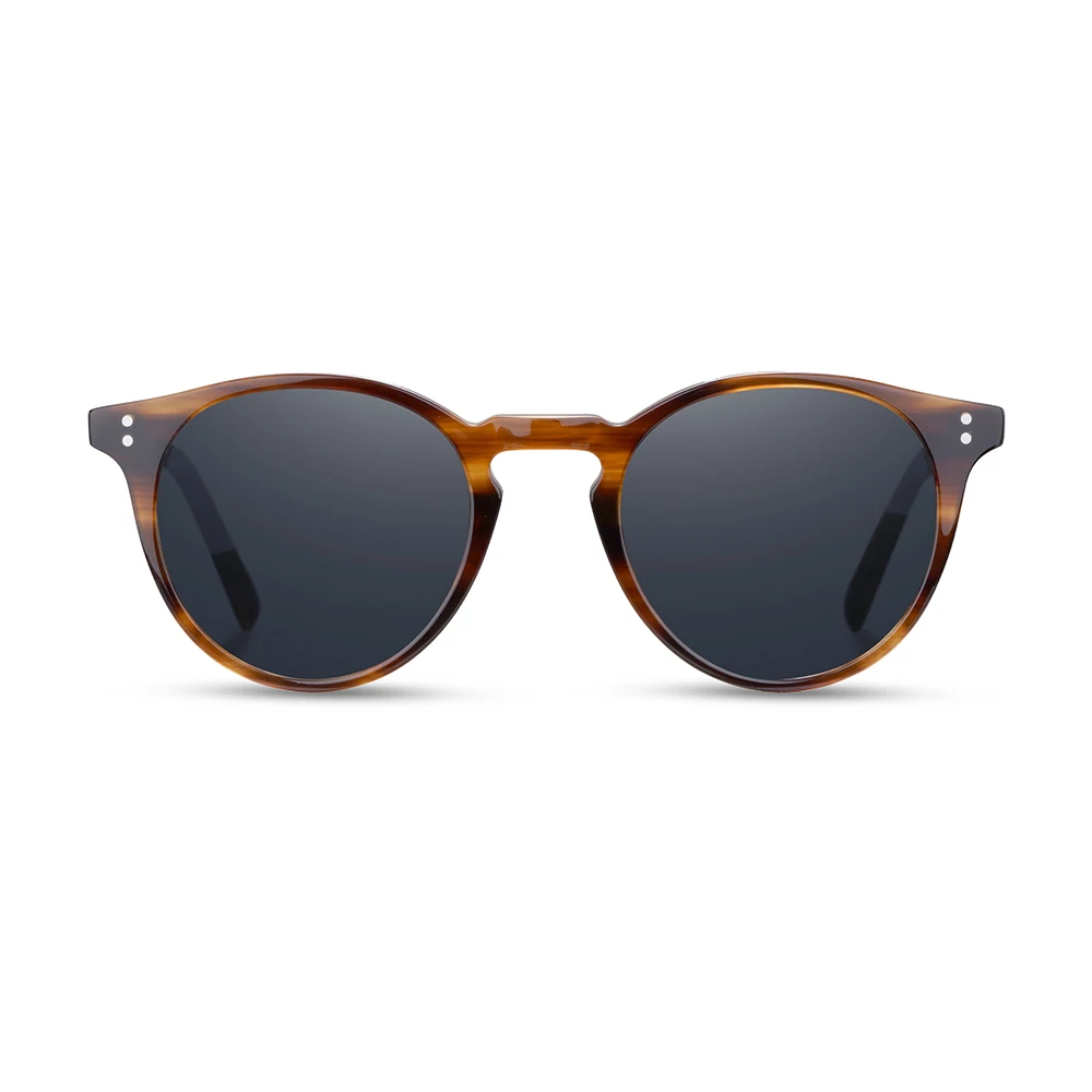 Gregory Peck Sunglasses Women Acetate Round Polarized Vintage Driving Glasses Designer Men Sunglasses  Size45 O Malley