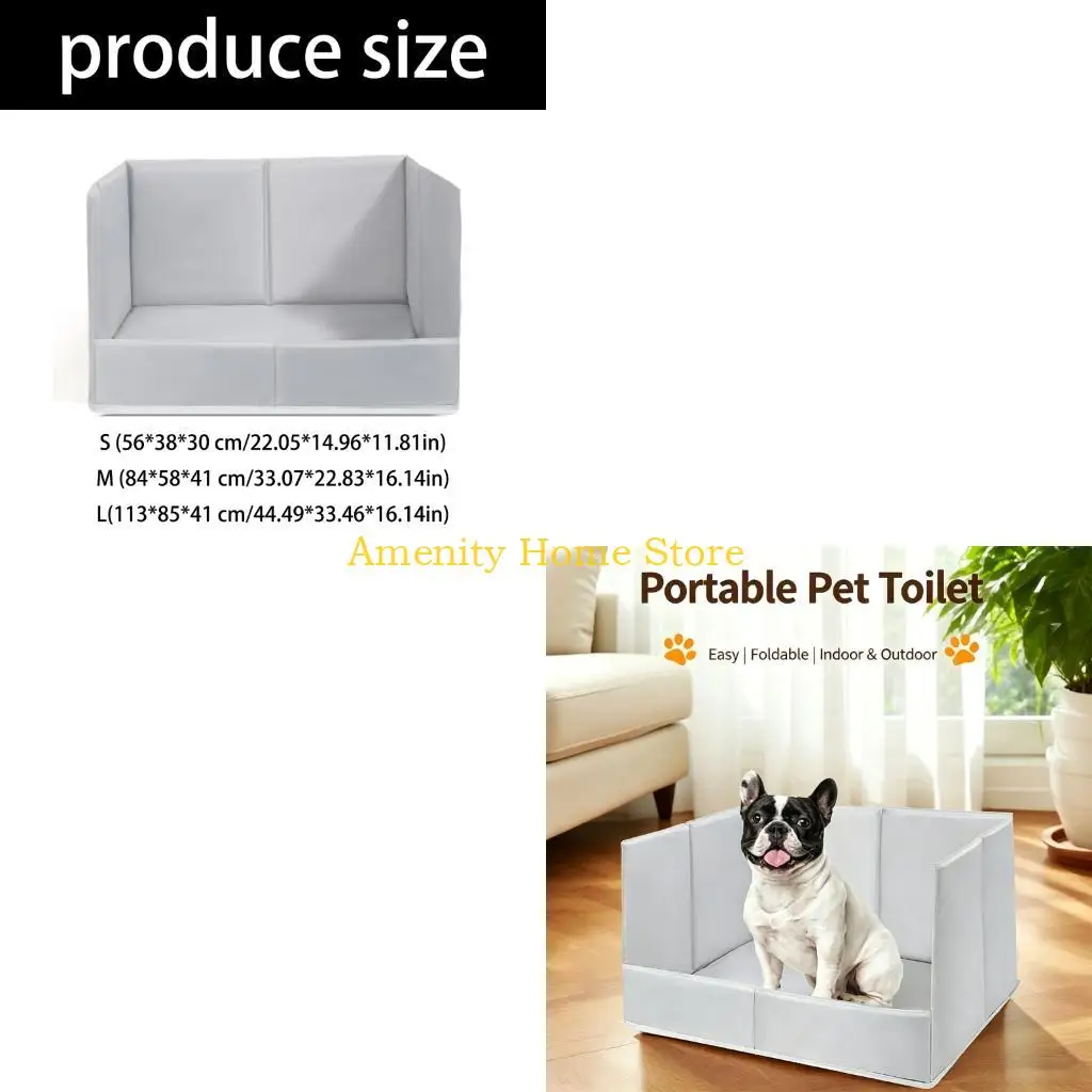 F26C Portable Cats Litters Box Fence Durability Cats Litters Containment Barrier