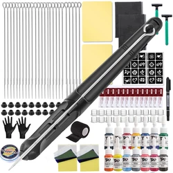 Kit de tatuaje de mano Poke and Stick con agujas de tinta, juego de accesorios para arte corporal, DIY, 3D, práctica de tatuaje para principiantes
