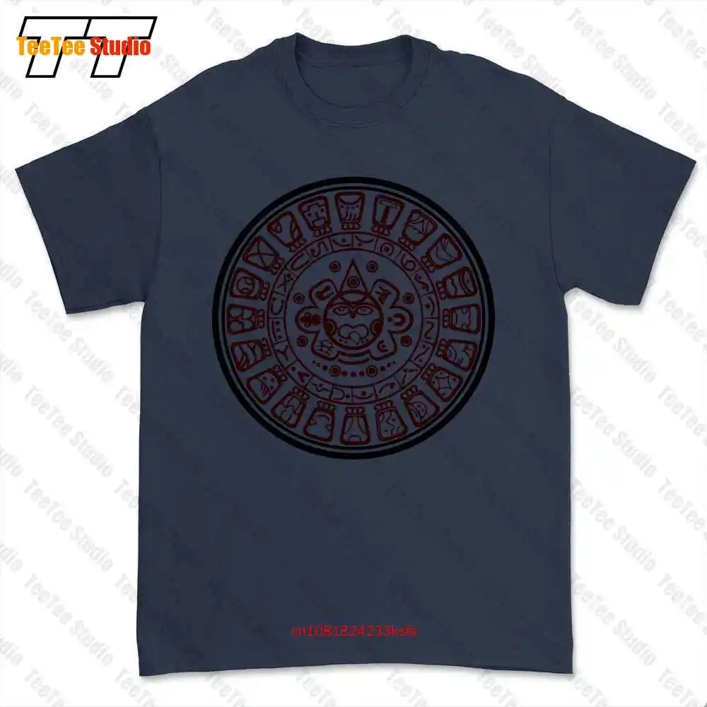 Mayan Calendar Womens Inca Aztec Maya South American Mexico Zatopec T-shirt Tee SU30