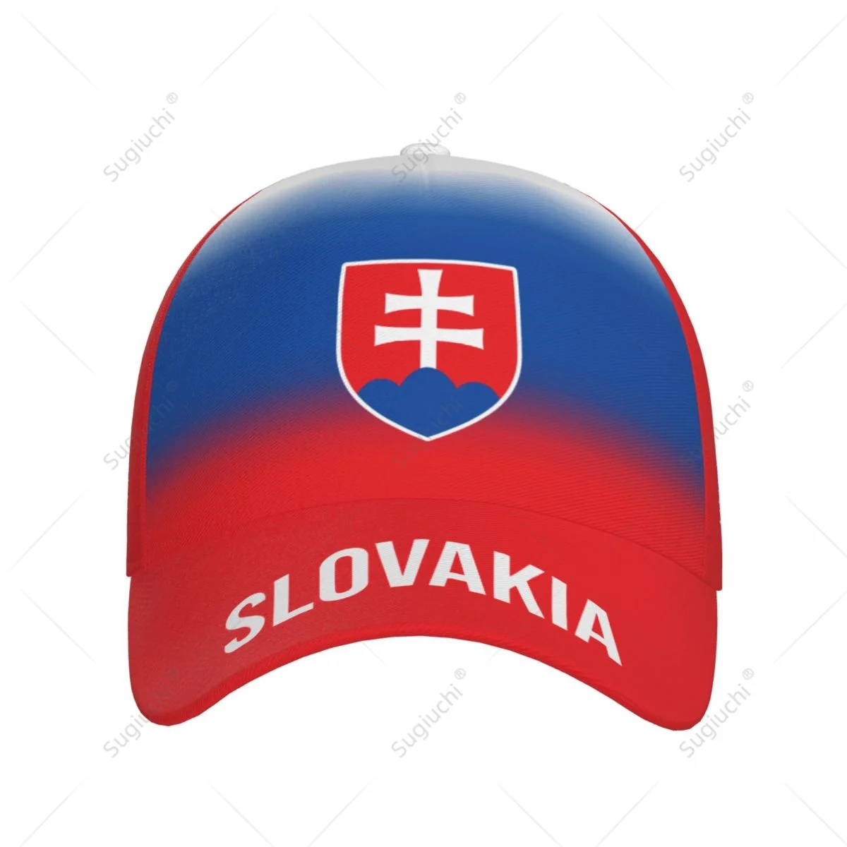 Unisex Baseball Cap Hat Slovakia Flag Gradient Color 3D Printing for Tennis Outdoor Bike Bicycle Golf Baseball Sports Fans
