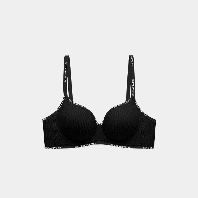 New Arrival Women's Push-Up Bra for Smaller Busts Spring/Summer Seamless, Wire-Free Soft Support Bra Anti-Sagging Design