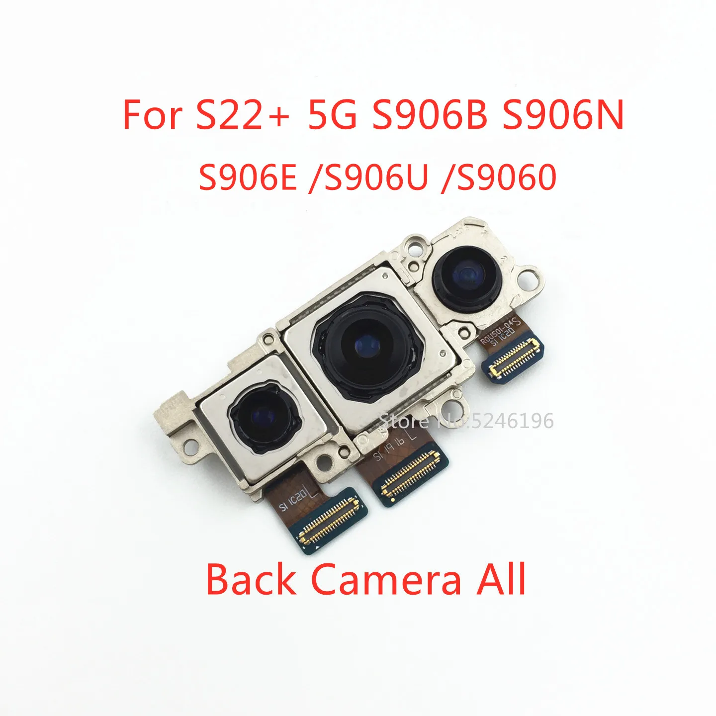 1pcs Back big Main Rear Camera front camera Module For Samsung Galaxy S22+ 5G S906B S906E S906N S22+ 5G S906U S9060 Replace Part