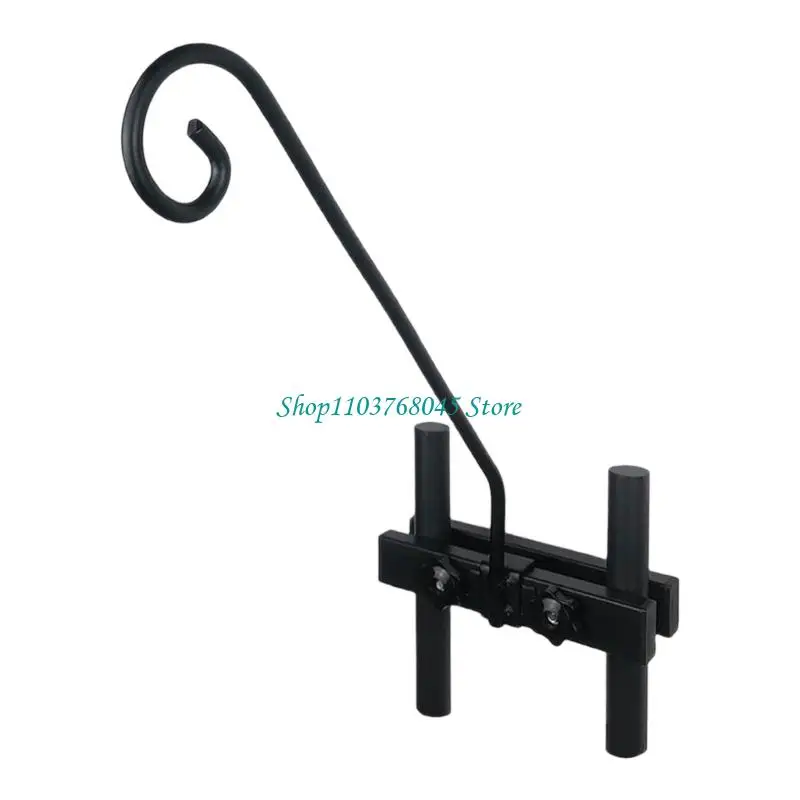 

R53F Heavy Duty Deck Fence Hook Bird Feeders Hook Long Outdoor Plant Hanger