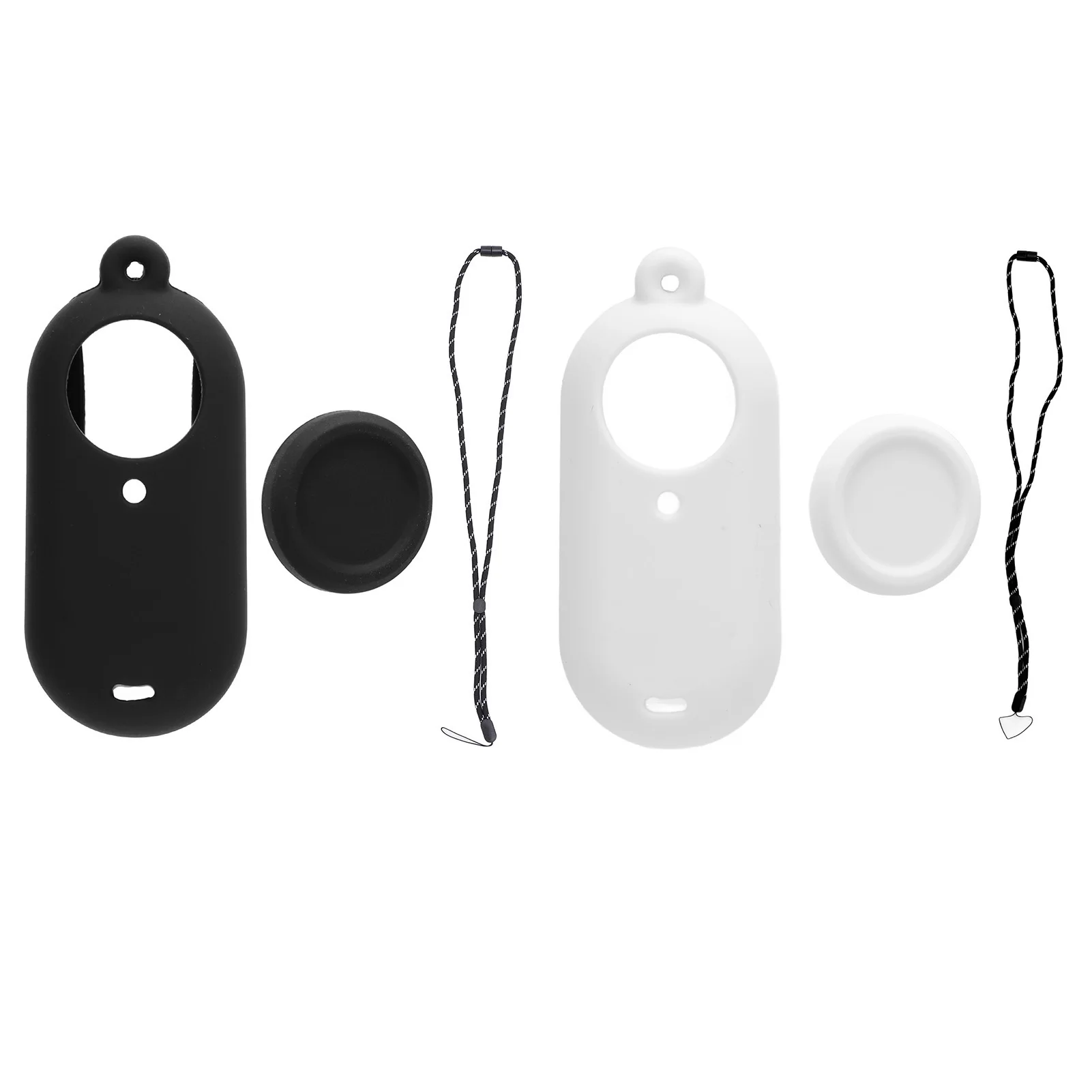 

Silicone Protective Case Set for GO 3S Thumb Camera Cover Lens Protector with Lanyard