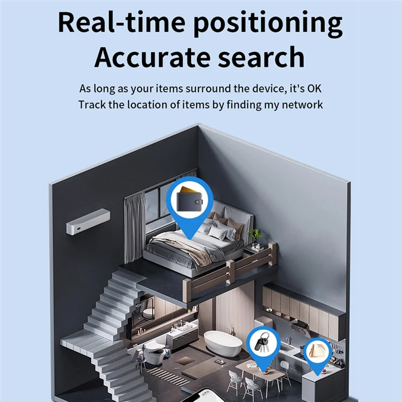 A37T-Bluetooth Pet Tracking Locator Smart Anti-Lost Locator für Find My Airtag Anti-Lost Device