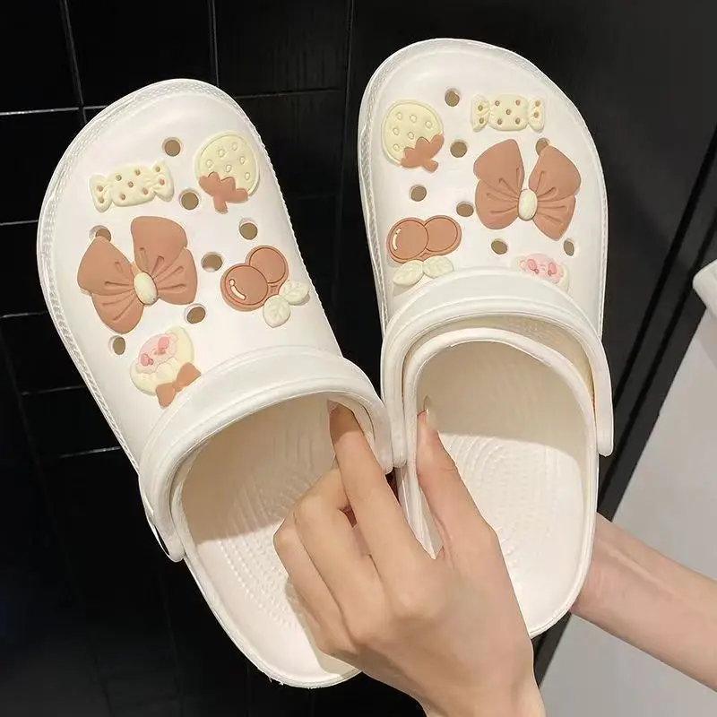 2024 Fashion Sandals Waterproof Slippers Women Shoes Summer Outdoor Slides Soft Sole Garden Shoes Indoor Nursing Clogs Sandals