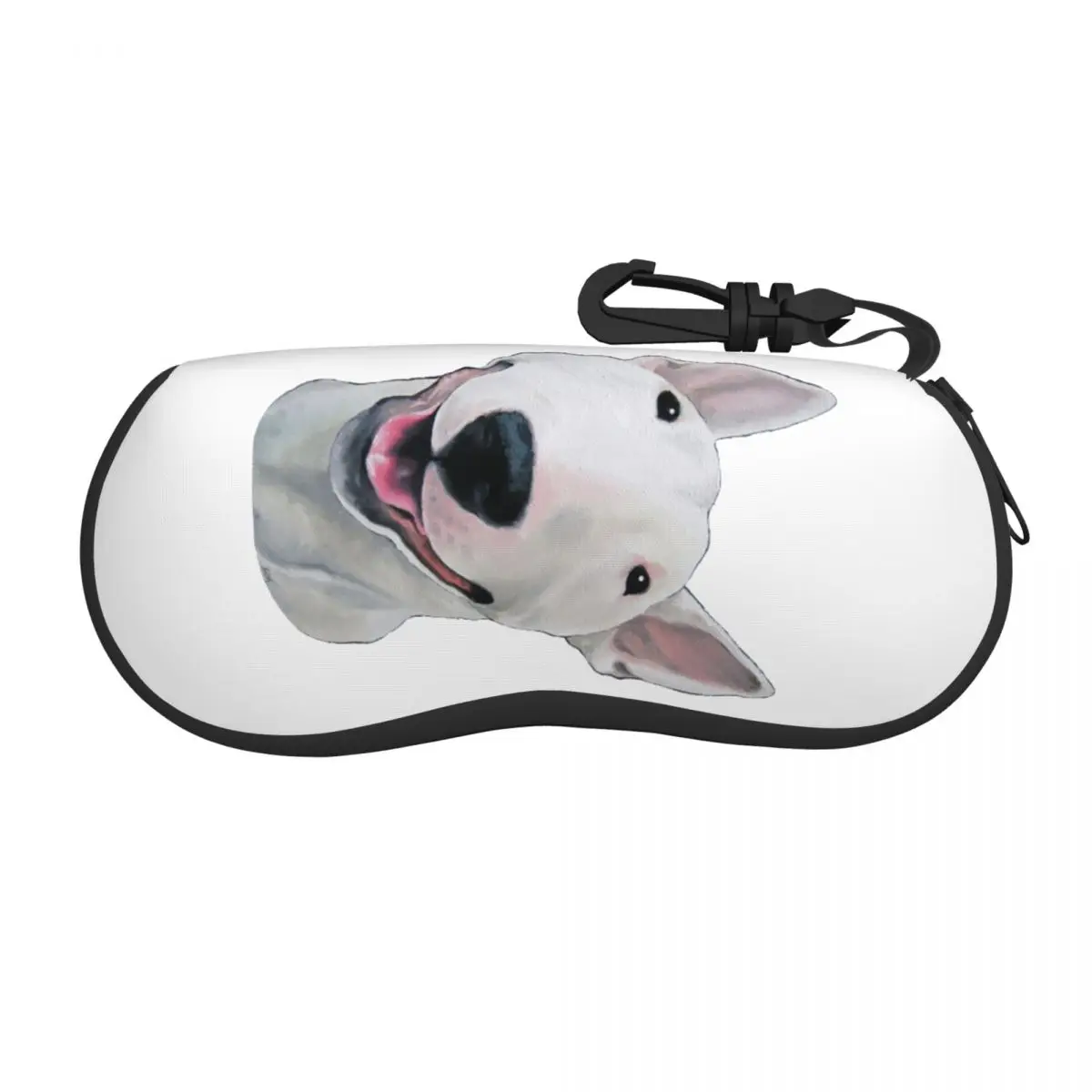 

Bull Terrier Shell Eyeglasses Case Men Women Cute Funny Print Dog Puppy Glasses Case Sunglasses Box Pouch