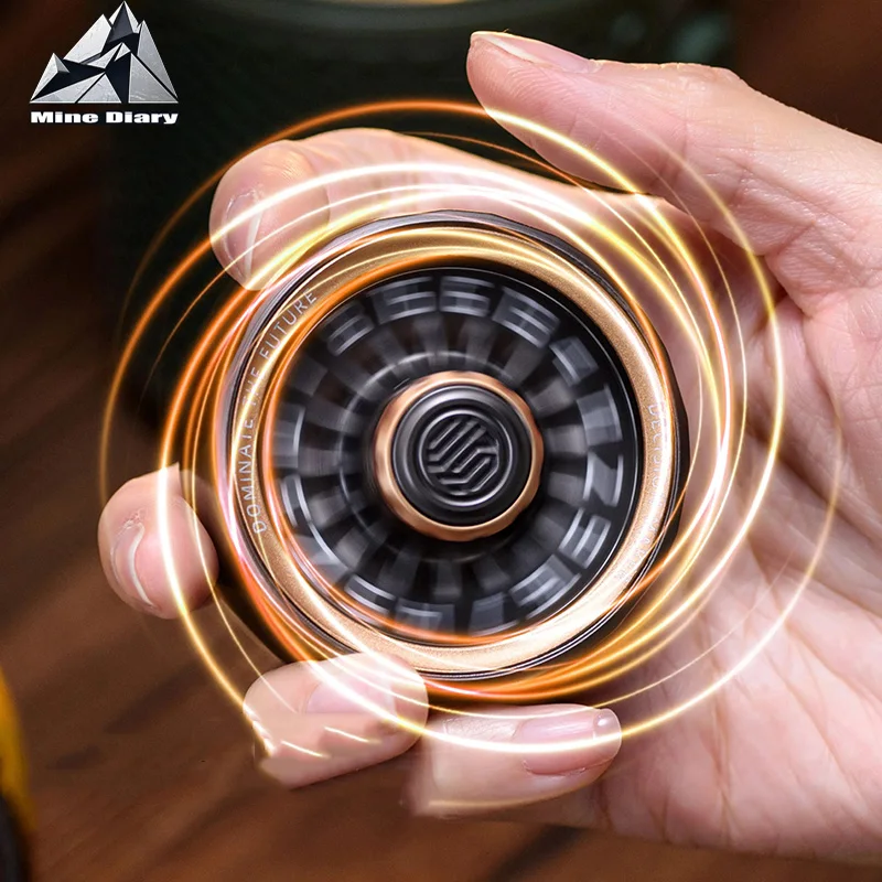 Gwiazda pierścień EDC gramofon obrotowy żyroskop na czubku palca Fidget Spinner wybór impreza przenośna rozrywka metalowy żyroskop na biurko prezenty