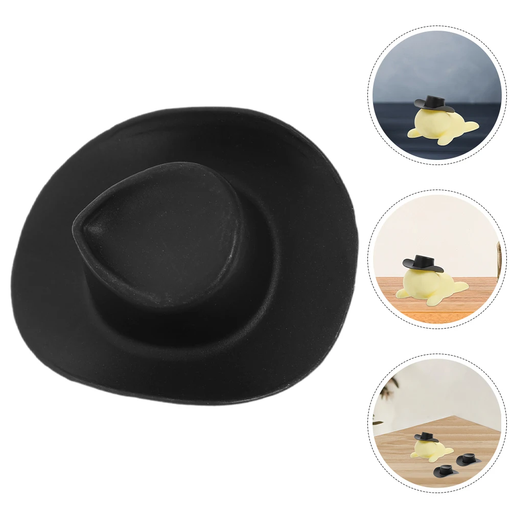 

30pcs Mini Cowboy Hats Plastic Tiny Cowgirl Hats for Party Decorations Craft Supplies Small Hat Accessories