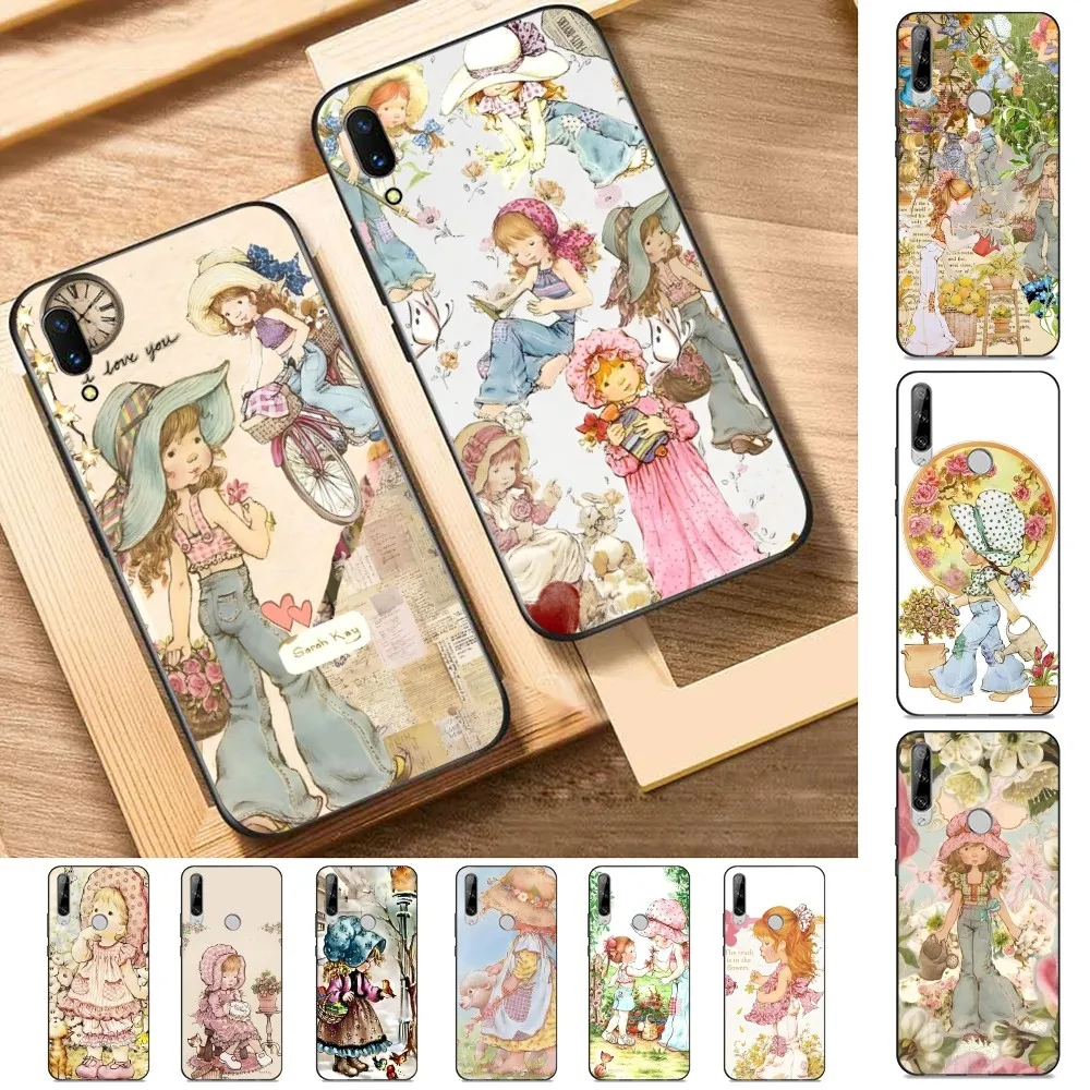 S-Sarah K-Kay L-Little Girl Phone Case For Huawei Y9 6 7 5 Prime Enjoy 7s 7 8 plus 7a 9e 9plus 8E Lite Psmart Shell