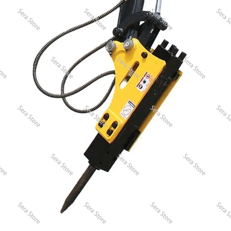 1-ton Micro and Small Excavator Breaker Hammer Cannon Hammer Small Excavator 35 Breaker Hammer