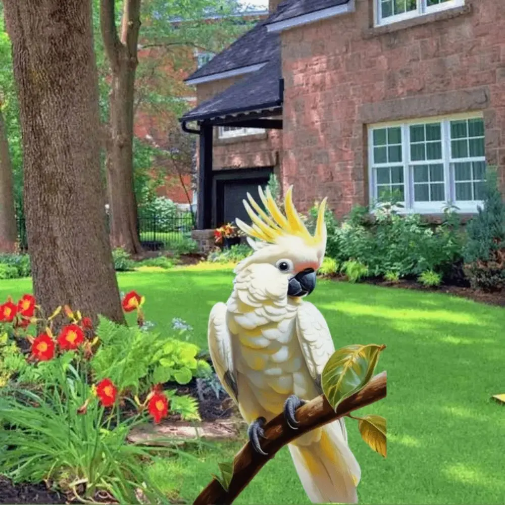 

Acrylic Bird Garden Pile Cute Creative Garden Floor Plugs Multi Functional Waterproof Garden Stake Lawn