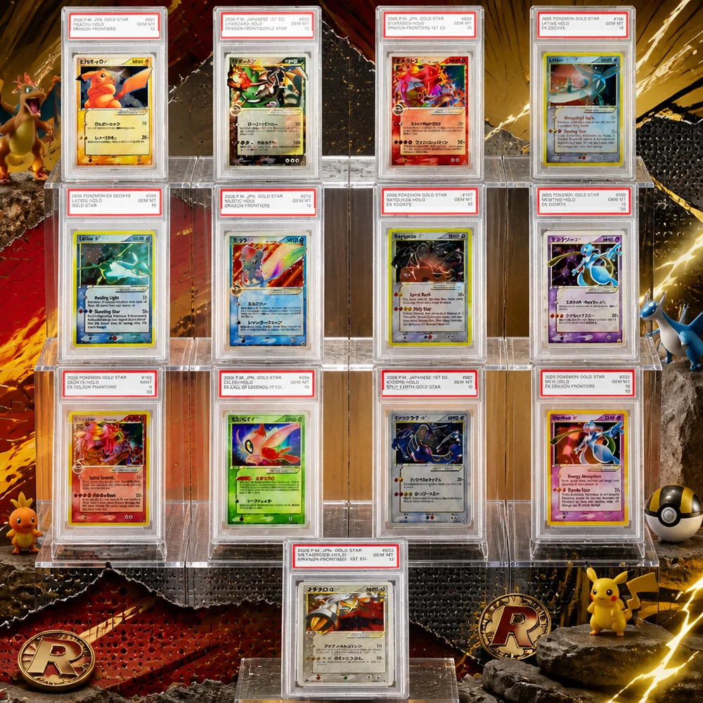 PTCG 13 Styles DIY Rating Card Collection Card Copy 10Points Rating Card Game Gift