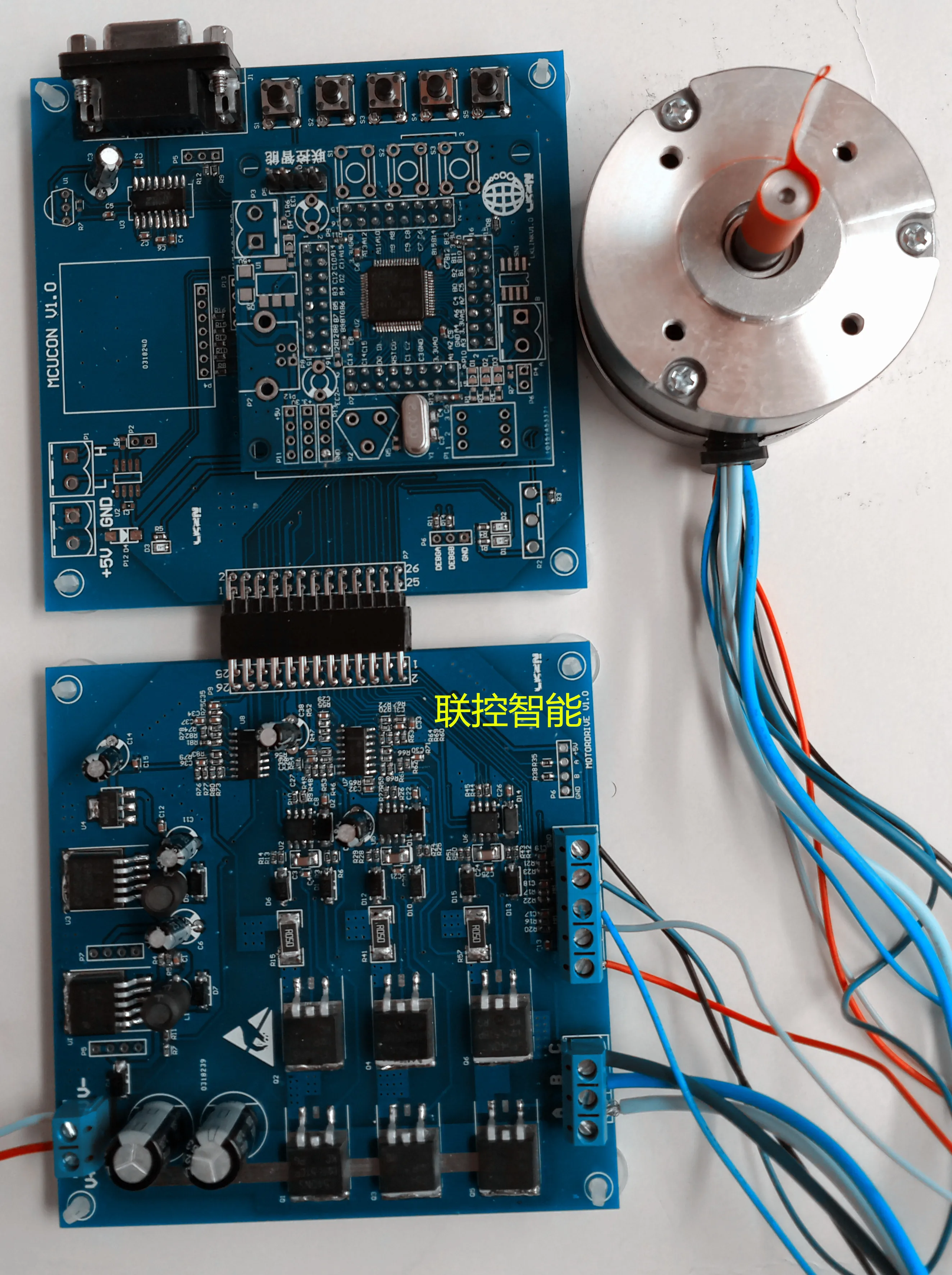 BLDC Brushless DC Motor Drive Board Development Board Sinusoidal Square Wave Hall Encoder Senseless Start FOC