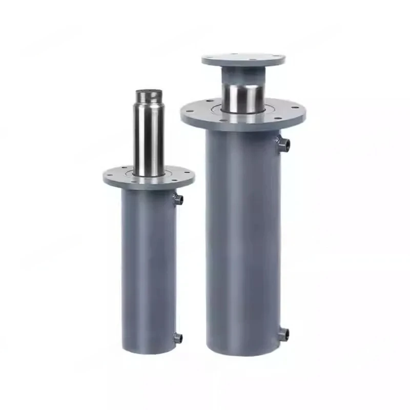 

Two-Way Hydraulic 12 Tons Upper Flange Cylinder Telescopic Pressure Lifting