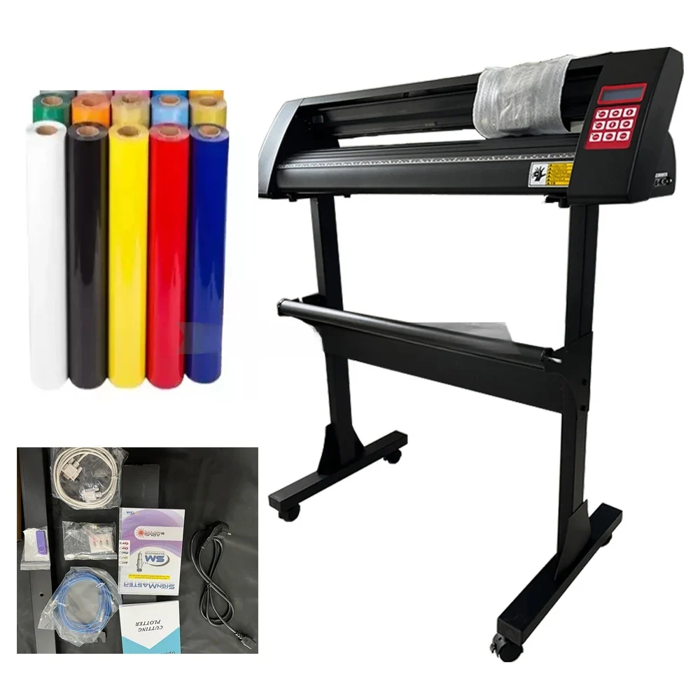Automatic 28 Inch Vinyl Cutter Plotter Contour Sticker Plotter Vinyl Cutting Plotter with Vinyl Sticker HOT SALES