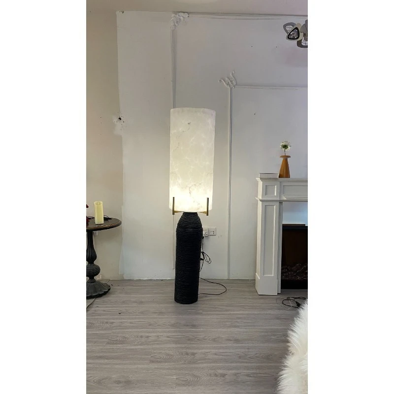 medieval silent wind retro floor lamp, living room bedroom bedside lamp, stair decorative lamp