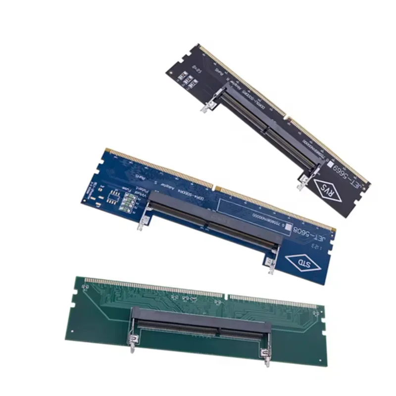 DDR5 DDR4 DDR3 Laptop to Desktop Memory Adapter Card Memory RAM Connector Adapter DIMM Card SO-DIMM To PC Computer Converters