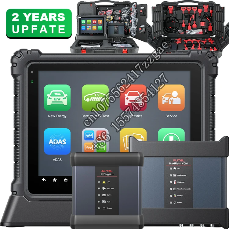 Autel maxisys ultra ev mk908 pro ecu programmable auto program diagnostic kit car electric high voltage system direct scanner