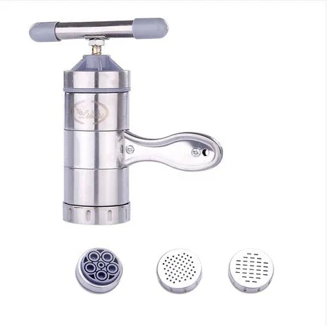 Stainless Steel Small Noodle Machine Household Manual Hand-cranking Noodle Machine Extrusion Noodle