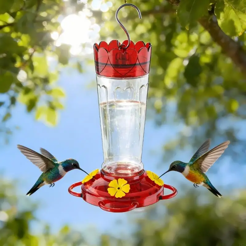 Hanging Bird Water Feeder Hummingbird Feeder For Outdoor Use And Nature Lover