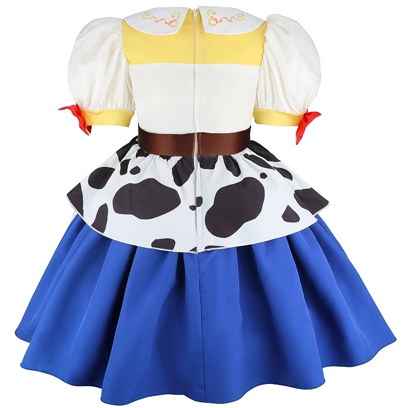 Woody Rollenspiel-Mädchenkleid Sommer Süßes Cartoon-Jessie-Mädchen-Prinzessinnenkleid Geburtstagsgeschenke 2 3 4 5 6 7 8 Jahre Kinderkleidung – Detail 13